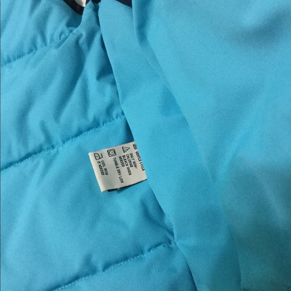 Vtg  Kids Premium Unionbay Navy/ Teal Duck Down Puffer Vest - Picture 9 of 10